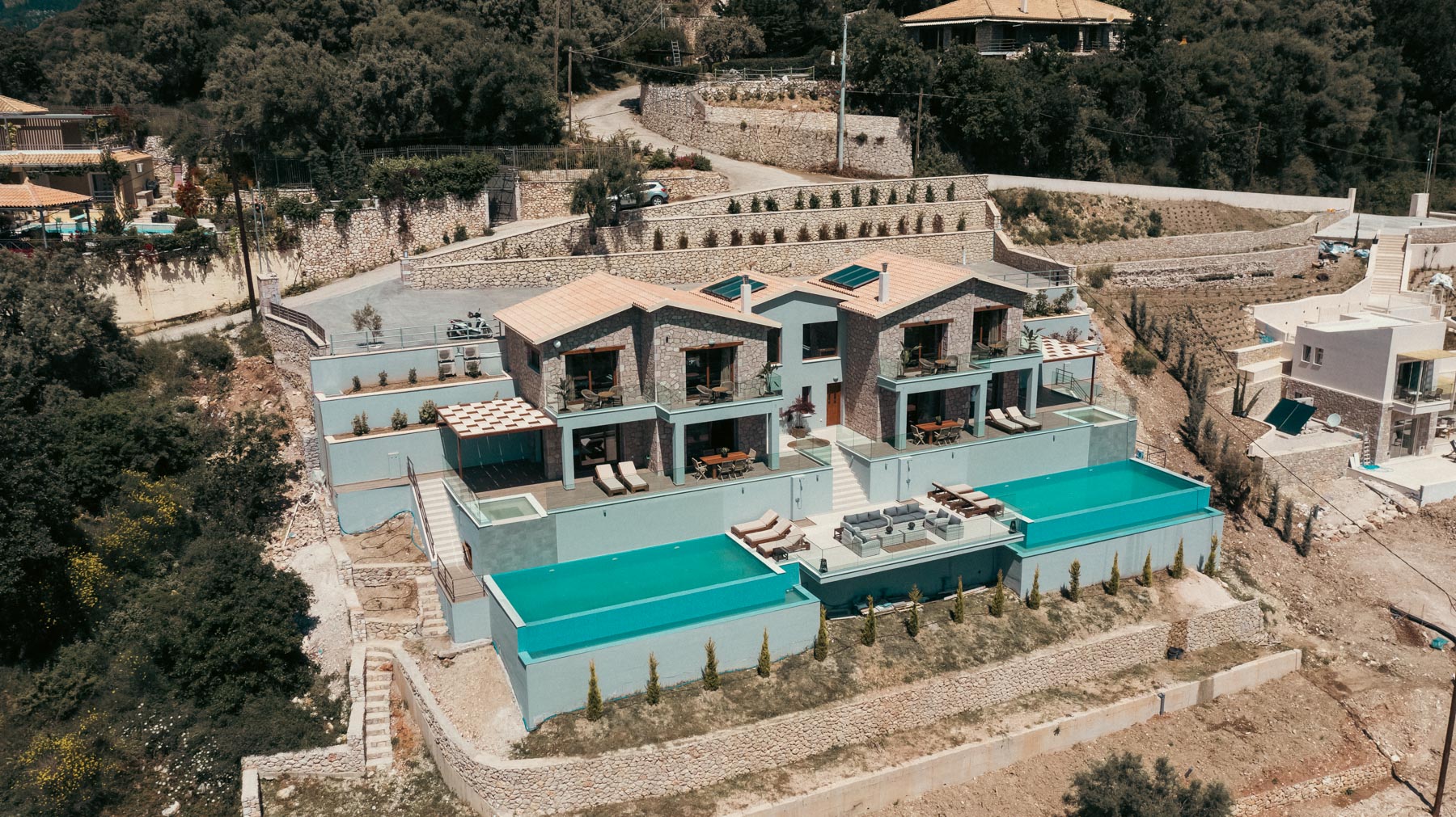 180 Villas Luxury Accommodation in Perigiali Nidri, Lefkada - Image 74